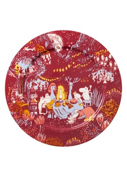 Moomin Talerz ''Festive Moments'' w kolorze czerwonym - Ø 30 cm ze sklepu Limango Polska w kategorii Naczynia - zdjęcie 189060113