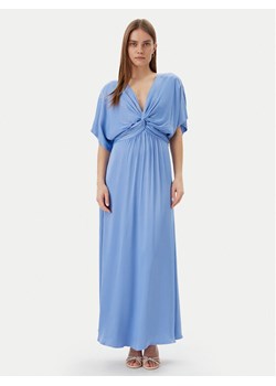 LOLA CASADEMUNT Sukienka wieczorowa MS2516012 Błękitny Regular Fit ze sklepu MODIVO w kategorii Sukienki - zdjęcie 189060493