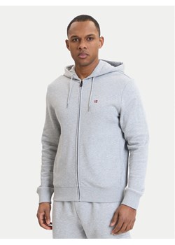 Napapijri Bluza Balis NP0A4HHV Szary Regular Fit ze sklepu MODIVO w kategorii Bluzy męskie - zdjęcie 189060522