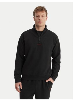 HUGO Bluza Atlas 50557016 Czarny Regular Fit ze sklepu MODIVO w kategorii Bluzy męskie - zdjęcie 189060530