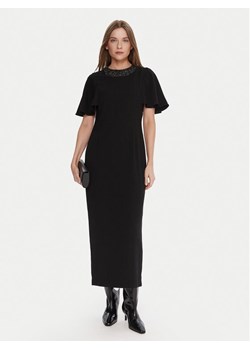 LOLA CASADEMUNT Sukienka koktajlowa MF2516012 Czarny Regular Fit ze sklepu MODIVO w kategorii Sukienki - zdjęcie 189060542