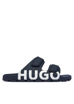 HUGO Klapki Evander 50542042 Granatowy ze sklepu MODIVO w kategorii Klapki męskie - zdjęcie 189060560