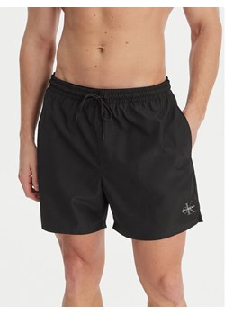 Calvin Klein Swimwear Szorty kąpielowe LV00N61045 Czarny Regular Fit ze sklepu MODIVO w kategorii Kąpielówki - zdjęcie 189060572