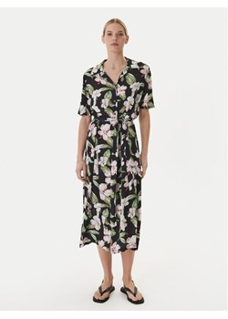 Roxy Sukienka koszulowa Island Escape ERJWD03865 Czarny Regular Fit ze sklepu MODIVO w kategorii Sukienki - zdjęcie 189060630