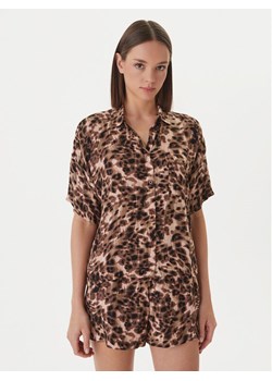 Femilet by Chantelle Koszulka piżamowa Layla FNAGJ5 Brązowy ze sklepu MODIVO w kategorii Piżamy damskie - zdjęcie 189060664