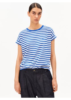 ARMEDANGELS Koszulka damska - Idaara Kobiety Bawełna (100%) niebieski w paski ze sklepu vangraaf w kategorii Bluzki damskie - zdjęcie 189061994