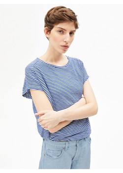 ARMEDANGELS Koszulka damska - Slub Kobiety Bawełna (100%) niebieski w paski ze sklepu vangraaf w kategorii Bluzki damskie - zdjęcie 189062001