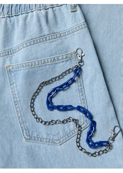 Reserved - Jeansy baggy z łańcuchem - niebieski ze sklepu Reserved w kategorii Spodnie chłopięce - zdjęcie 189062341