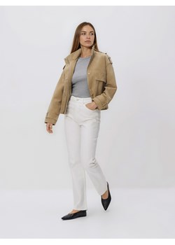 Reserved - Jeansy straight - biały ze sklepu Reserved w kategorii Jeansy damskie - zdjęcie 189062531