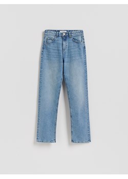 Reserved - Jeansy straight - niebieski ze sklepu Reserved w kategorii Jeansy damskie - zdjęcie 189062540