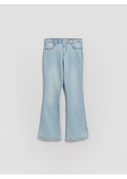 Reserved - Jegginsy flare - niebieski ze sklepu Reserved w kategorii Spodnie dziewczęce - zdjęcie 189064574