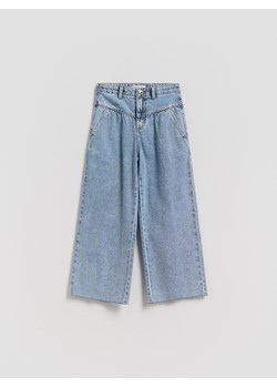 Reserved - Jeansy wide leg - niebieski ze sklepu Reserved w kategorii Spodnie dziewczęce - zdjęcie 189064652