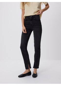 Reserved - Jeansy slim fit high waist - czarny ze sklepu Reserved w kategorii Jeansy damskie - zdjęcie 189064671
