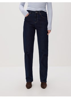 Reserved - Jeansy straight - granatowy ze sklepu Reserved w kategorii Jeansy damskie - zdjęcie 189064712