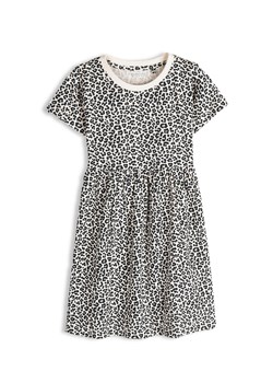 GATE Bawełniana sukienka z zwierzęcym nadrukiem 5Y ze sklepu gateshop w kategorii Sukienki dziewczęce - zdjęcie 189065241