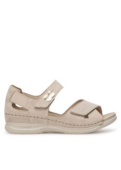 Sandały Rieker V7474-60 Beżowy ze sklepu eobuwie.pl w kategorii Sandały damskie - zdjęcie 189065452