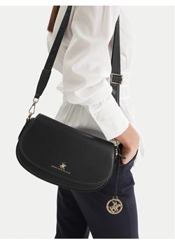Torebka Beverly Hills Polo Club CEO-BHPC-S-001-07 Czarny ze sklepu eobuwie.pl w kategorii Listonoszki - zdjęcie 189065524