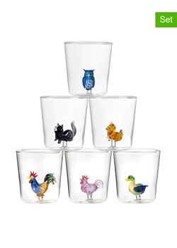 Onlylux Szklanki (6 szt.) "Pet Friends - Mix 1" ze wzorem - wys. 9,3 cm ze sklepu Limango Polska w kategorii Naczynia - zdjęcie 189066020