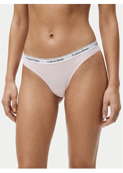Calvin Klein Underwear Stringi 000QD5043E Różowy ze sklepu MODIVO w kategorii Majtki damskie - zdjęcie 189066201