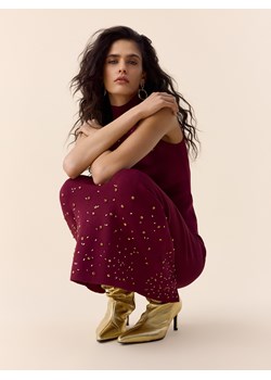 Reserved - Spódnica z naszywkami - fuksja ze sklepu Reserved w kategorii Spódnice - zdjęcie 189066803