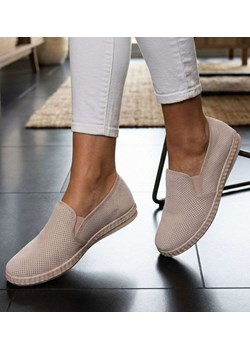 Różowe damskie tenisówki slip on /G1-3 18758 W139/ ze sklepu Pantofelek24.pl w kategorii Trampki damskie - zdjęcie 189066923