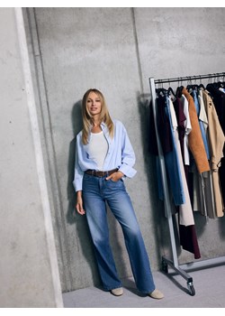 Mohito - Jeansy wide leg - niebieski ze sklepu Mohito w kategorii Jeansy damskie - zdjęcie 189067204