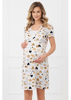 Italian Fashion Ariela koszula nocna krótki rękaw druk/ecru ze sklepu kontri.pl w kategorii Koszule nocne - zdjęcie 189067482