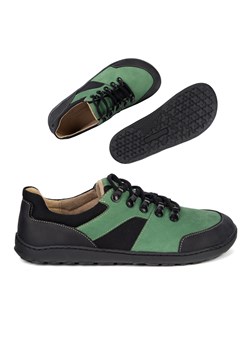 Buty barefoot unisex skórzane OLIVIER BAREFOOT PATH zielone ze sklepu butyolivier w kategorii Półbuty damskie - zdjęcie 189067671