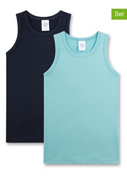Sanetta Podkoszulki (2 szt.) w kolorze granatowym i błękitnym ze sklepu Limango Polska w kategorii Podkoszulki dziecięce - zdjęcie 189069610