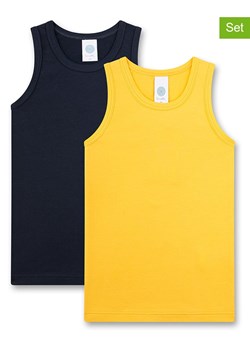 Sanetta Podkoszulki (2 szt.) w kolorze żółtym i granatowym ze sklepu Limango Polska w kategorii Podkoszulki dziecięce - zdjęcie 189069613