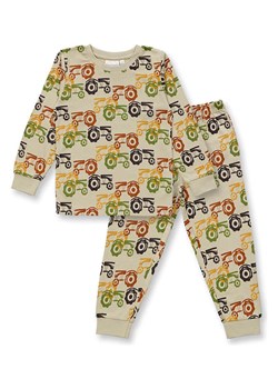 Sense Organics Piżama "Long John" w kolorze beżowym ze wzorem ze sklepu Limango Polska w kategorii Piżamy dziecięce - zdjęcie 189069680