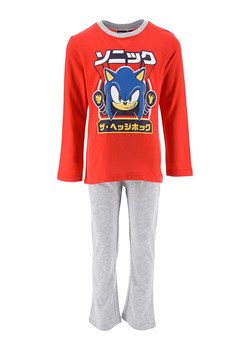 Sonic Piżama "Sonic" w kolorze czerwono-jasnoszarym ze sklepu Limango Polska w kategorii Piżamy dziecięce - zdjęcie 189069732