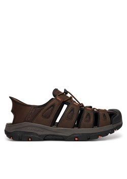 Skechers Sandały Tresmen  205187/CHOC Brązowy ze sklepu MODIVO w kategorii Sandały męskie - zdjęcie 189070052