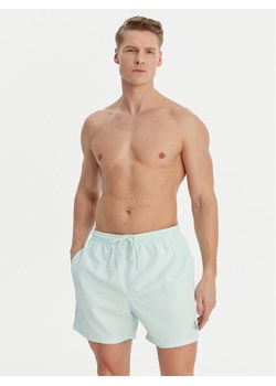 Calvin Klein Swimwear Szorty kąpielowe LV00N61045 Zielony ze sklepu MODIVO w kategorii Kąpielówki - zdjęcie 189070090