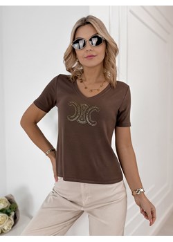 bluzka sunlay ciemnobrązowa one size ze sklepu UBRA w kategorii Bluzki damskie - zdjęcie 189070630