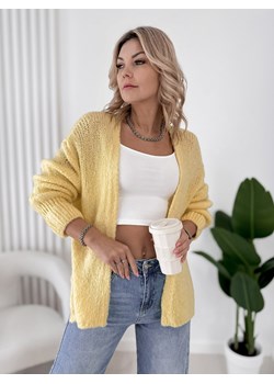 kardigan vista żółty one size ze sklepu UBRA w kategorii Swetry damskie - zdjęcie 189070740
