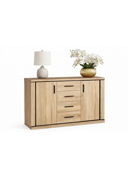 Komoda W Dekorze Dąb Sonoma R4-B87 ze sklepu Edinos.pl w kategorii Komody - zdjęcie 189070994