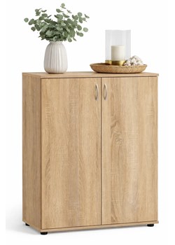 Skandynawska Komoda Biurowa Dąb Sonoma R5-A93 ze sklepu Edinos.pl w kategorii Komody - zdjęcie 189071004