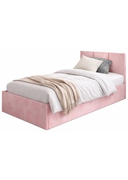 Różowe młodzieżowe łóżko z pojemnikiem W8-E68 ze sklepu Edinos.pl w kategorii Łóżka i materace - zdjęcie 189071012