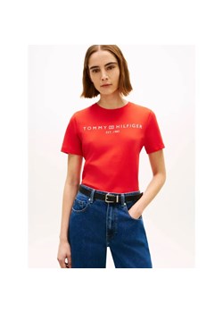 Tommy Hilfiger T-shirt | Regular Fit ze sklepu Gomez Fashion Store w kategorii Bluzki damskie - zdjęcie 189072240