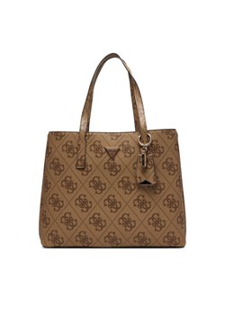 Torebka Guess Meridian II HWOS69 74230 Brązowy ze sklepu eobuwie.pl w kategorii Torby Shopper bag - zdjęcie 189072480