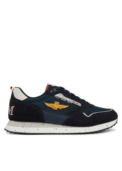 Sneakersy Aeronautica Militare 261SC0288UCT03545 Granatowy ze sklepu eobuwie.pl w kategorii Buty sportowe męskie - zdjęcie 189072530
