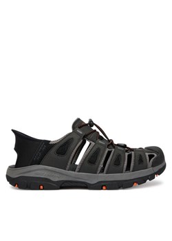 Sandały Skechers Tresmen  205187/BLK Czarny ze sklepu eobuwie.pl w kategorii Sandały męskie - zdjęcie 189072560