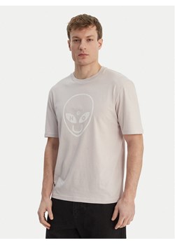 HUGO T-Shirt Nalien 50560060 Fioletowy Regular Fit ze sklepu MODIVO w kategorii T-shirty męskie - zdjęcie 189073263