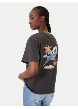 RVCA T-Shirt Pegasus EVJZT00165 Czarny Easy Fit ze sklepu MODIVO w kategorii Bluzki damskie - zdjęcie 189073351