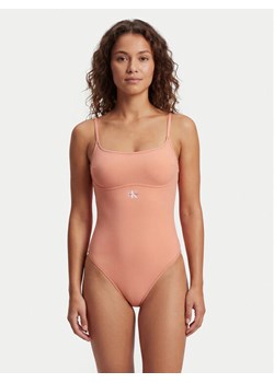 Calvin Klein Swimwear Strój kąpielowy LV00Q61217 Różowy ze sklepu MODIVO w kategorii Stroje kąpielowe - zdjęcie 189073414