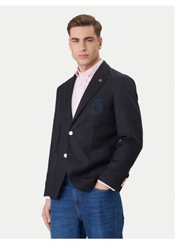 Tommy Hilfiger Marynarka Pennu Crest Club MW0MW41807 Granatowy Slim Fit ze sklepu MODIVO w kategorii Marynarki męskie - zdjęcie 189073453