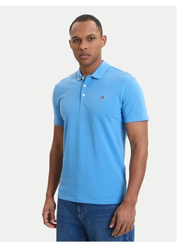 Napapijri Polo Ealis NP0A4H8B Niebieski Regular Fit ze sklepu MODIVO w kategorii T-shirty męskie - zdjęcie 189073481