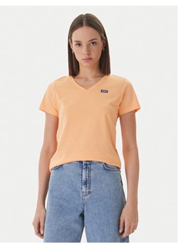 HUGO T-Shirt Classic 50513667 Pomarańczowy Slim Fit ze sklepu MODIVO w kategorii Bluzki damskie - zdjęcie 189073514