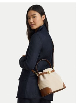 LAUREN RALPH LAUREN Torebka 431P04294005 Beżowy ze sklepu MODIVO w kategorii Torebki worki - zdjęcie 189073590